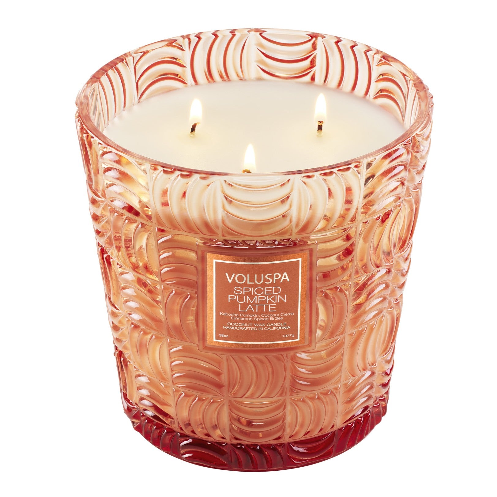Voluspa - Spiced Pumpkin Latte 3 Wick Hearth Candle