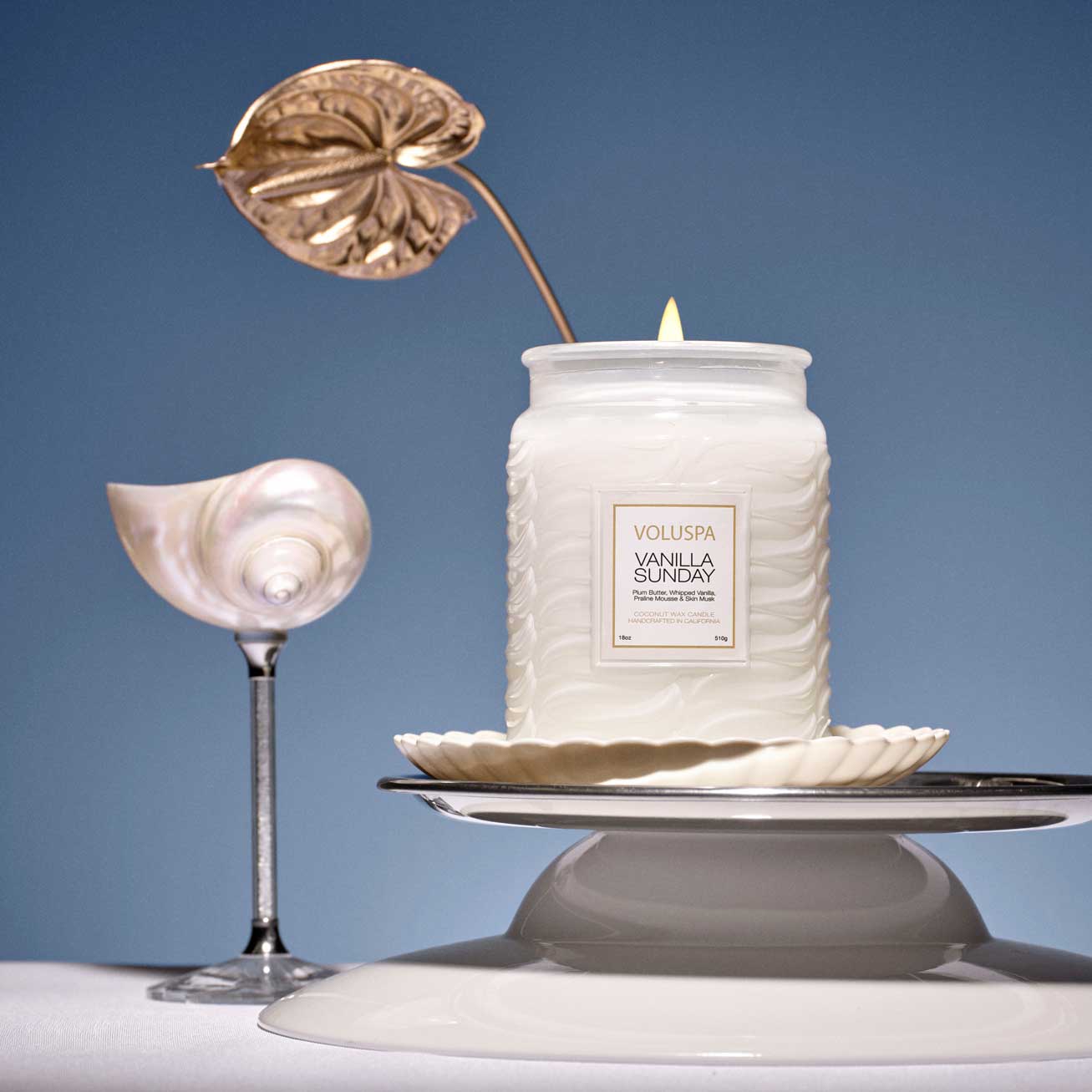 Voluspa - Vanilla Sunday Large Jar Candle | Candle Delirium
