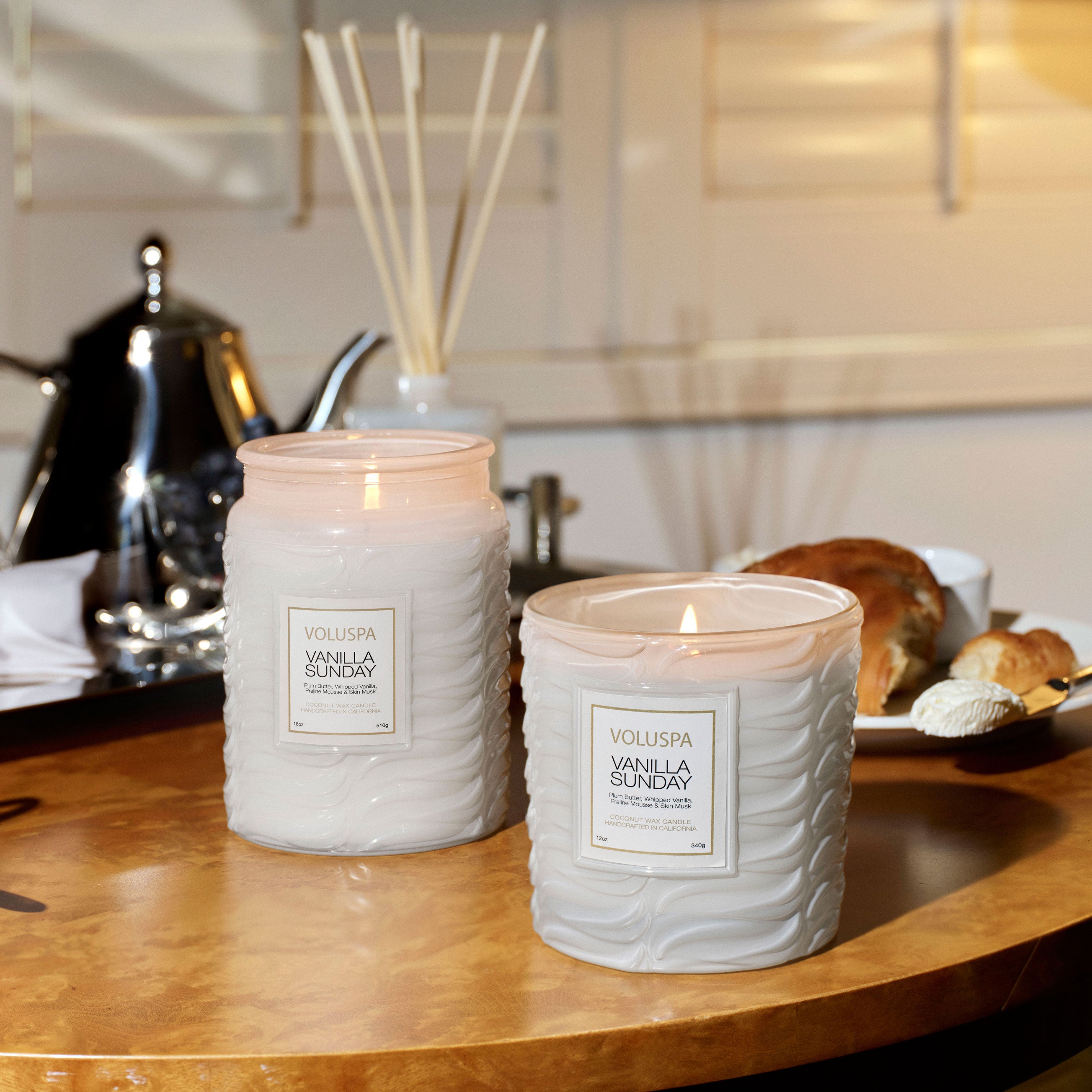 Voluspa - Vanilla Sunday Large Jar Candle | Candle Delirium