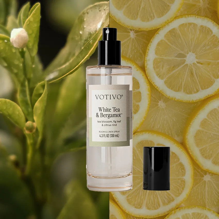 Votivo - White Tea & Bergamot Room & Linen Spray