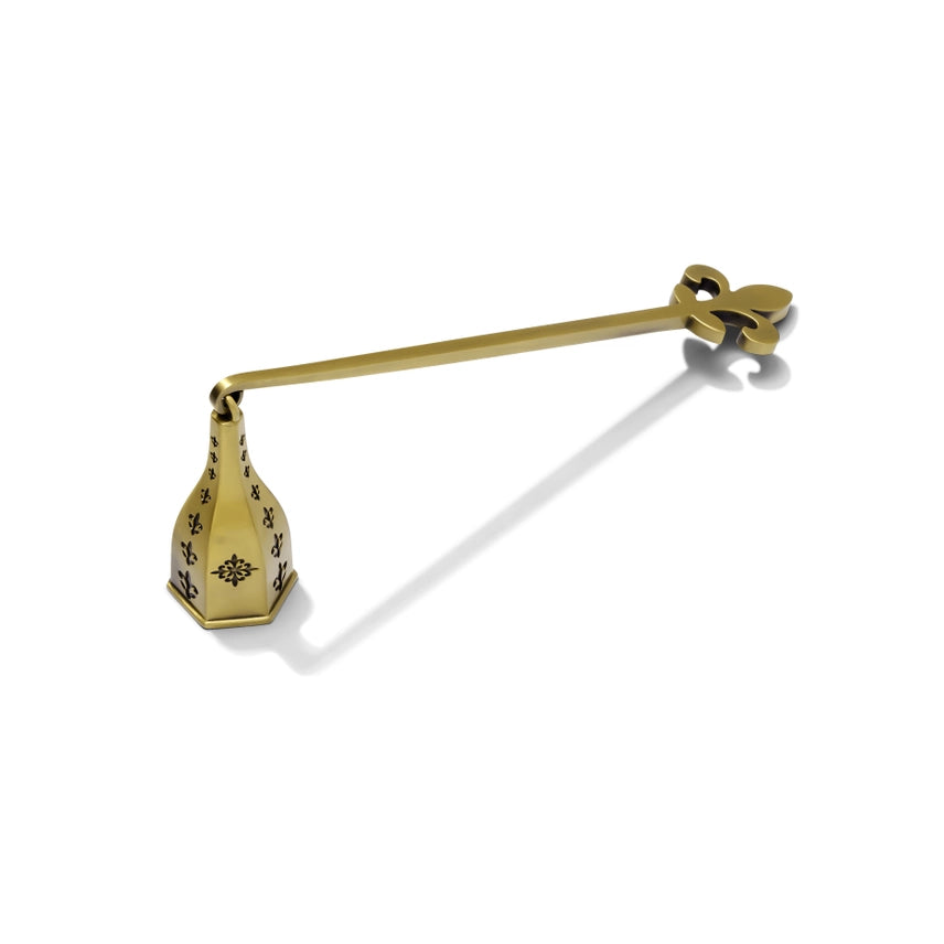 Wickman - Bell Snuffer Fleur de Lis Antique Brass