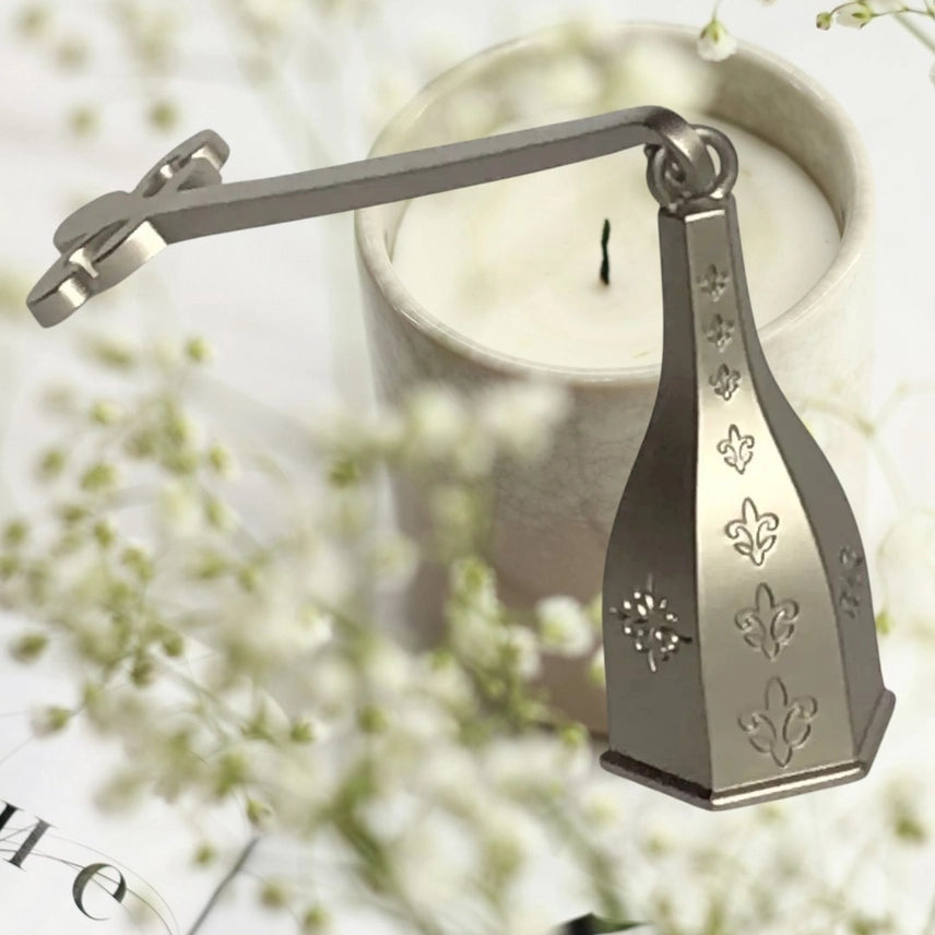 Wickman - Bell Snuffer Fleur de Lis Pewter Finish