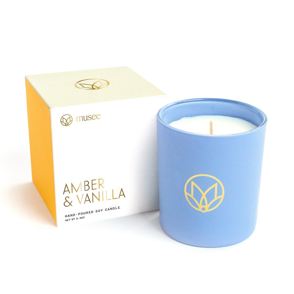 Amber & Vanilla Soy Candle - Thumbnail 2
