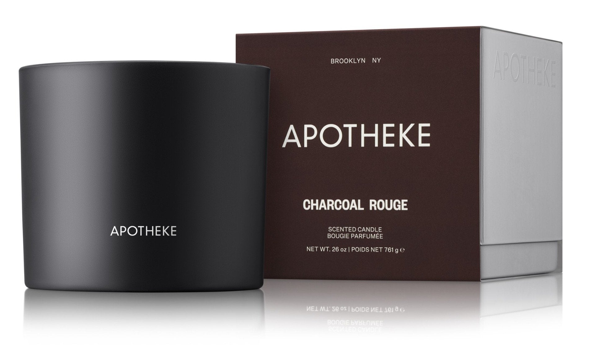 Apotheke - Charcoal Rouge 3 Wick Candle