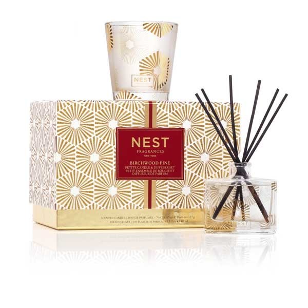 Nest - Birchwood Pine Candle & Diffuser Petite Gift Set