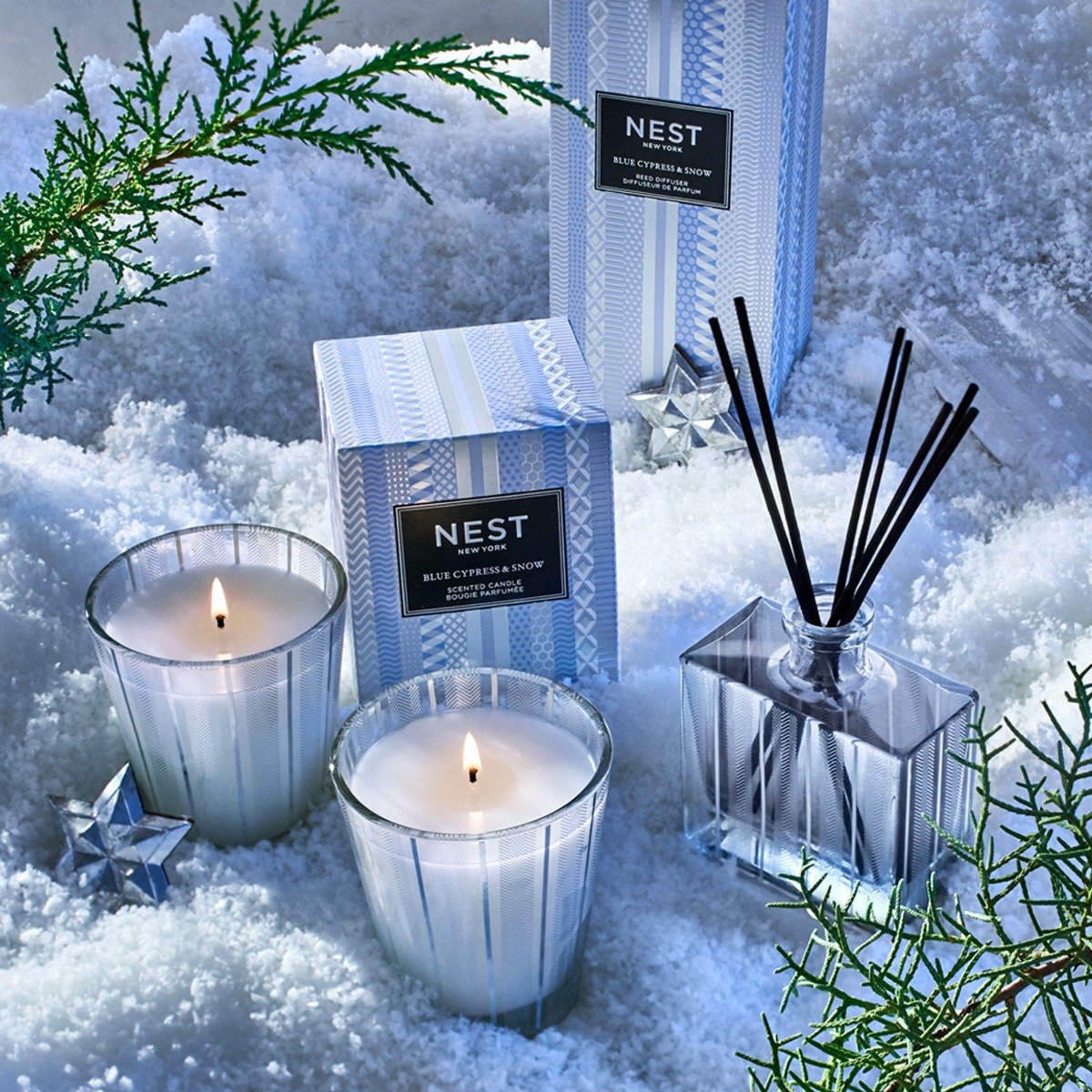 Nest - Blue Cypress & Snow Pura Smart Home Diffuser Refill