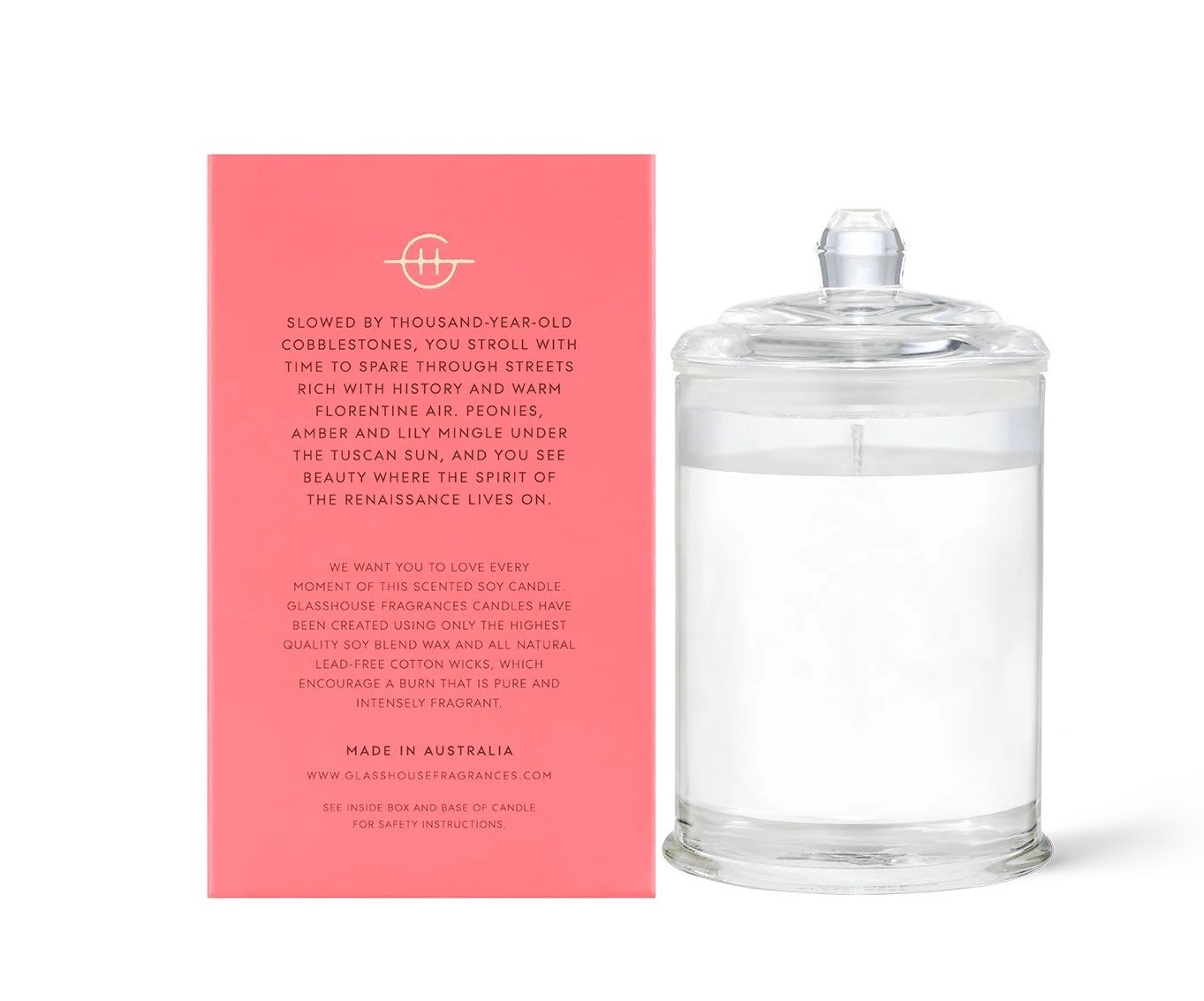 Glasshouse - Forever Florence Mini Candle