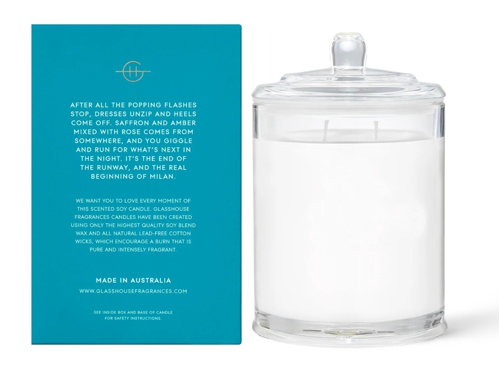 Glasshouse - Midnight In Milan Candle