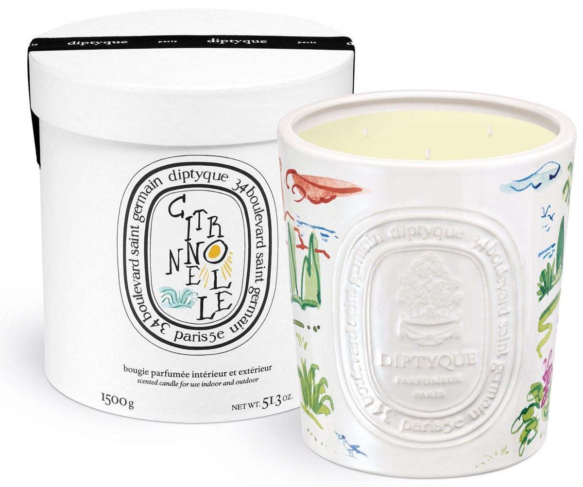Diptyque - Citronnelle/Lemongrass & Orange Blossoms 5 Wick Indoor 