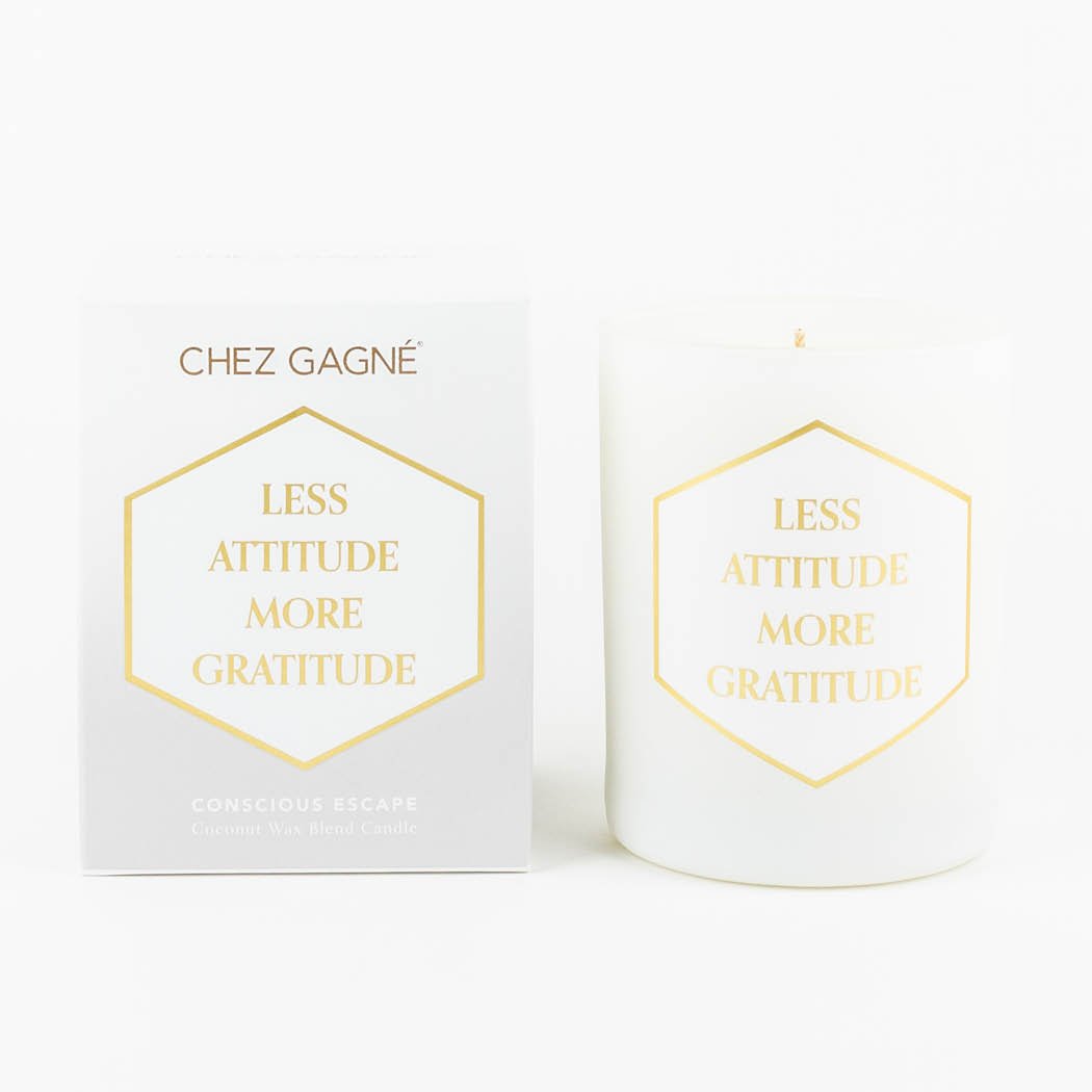 Chez Gagne - Less Attitude More Gratitude Candle
