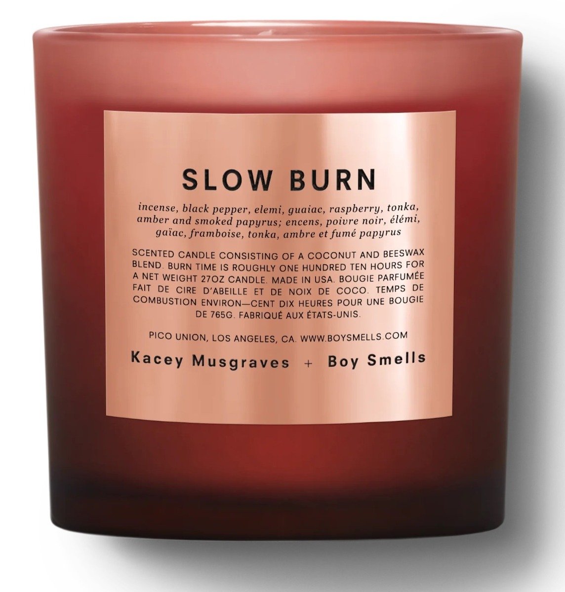 Boy Smells - Slow Burn Magnum Candle