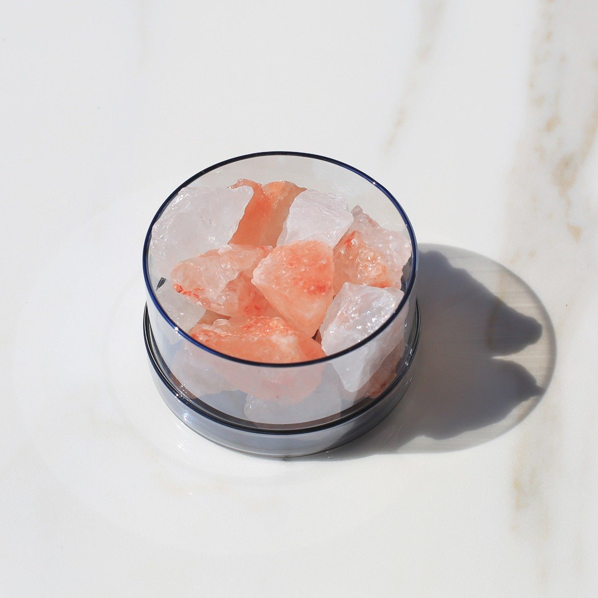 Luminose - Blank Verse Clear Quartz & Himalayan Salt Diffuser Set