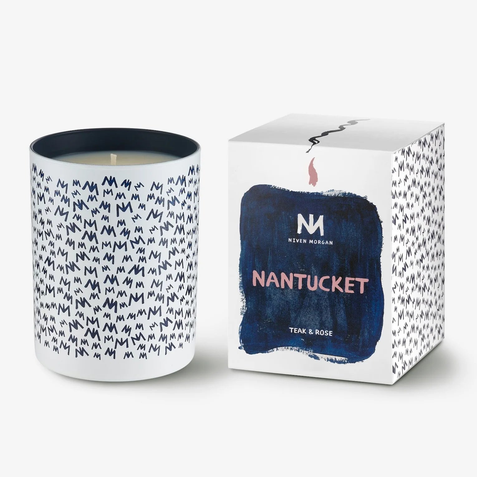 Niven Morgan - Nantucket (Teak & Rose) Candle