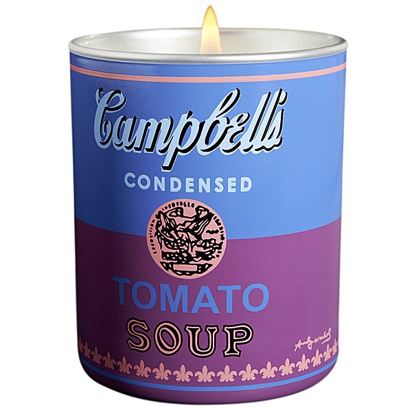 Andy Warhol - Campbell Blue Purple Candle