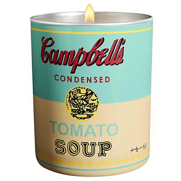 Andy Warhol - Campbell Turquoise Yellow Candle