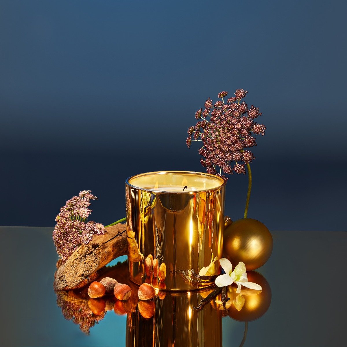 Apotheke - Cardamom Chestnut 3 Wick Candle