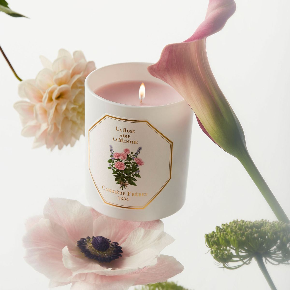 Carriere Freres - Rose Mint (La Rose Aime le Menthe) Candle