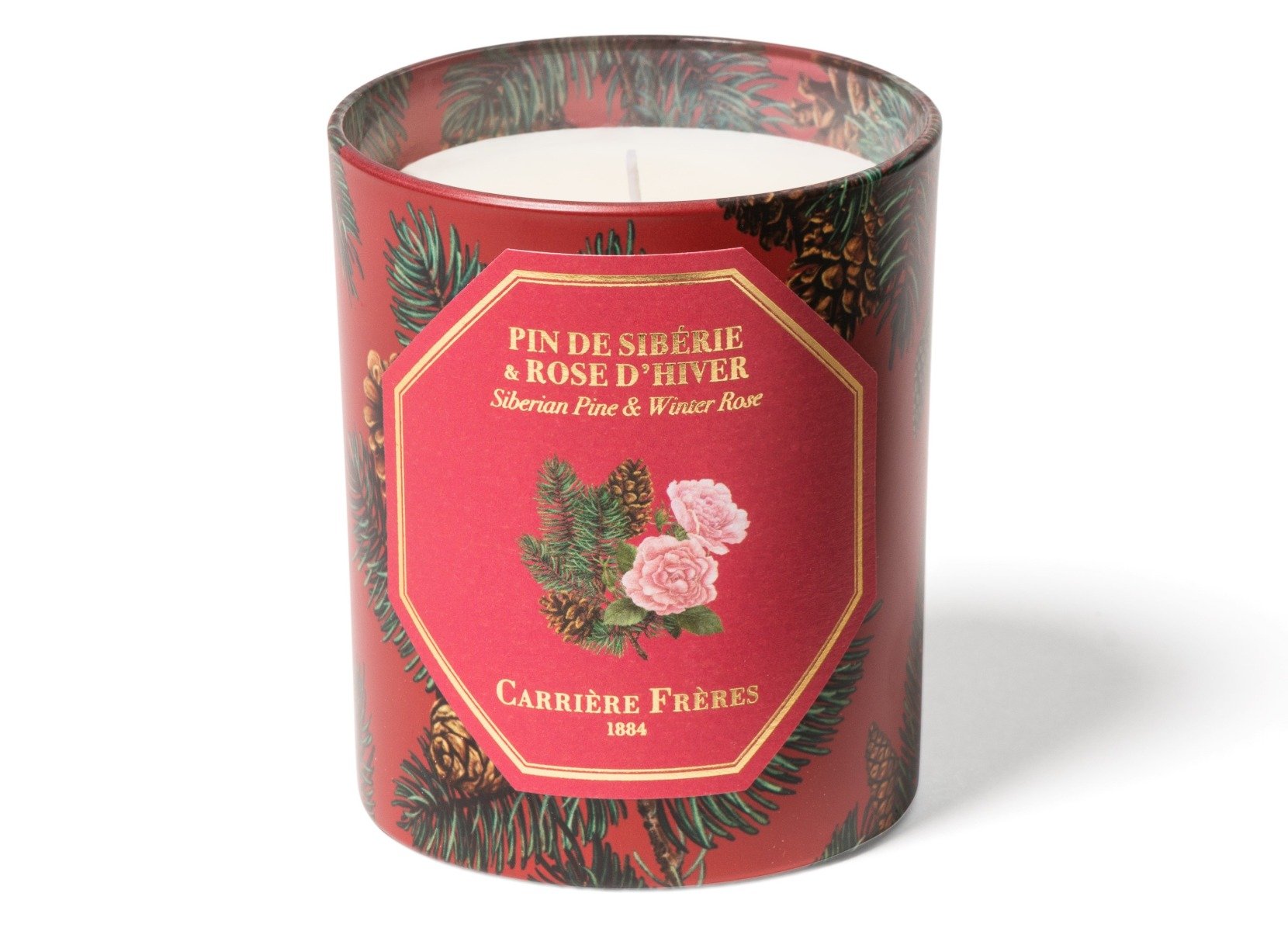 Carriere Freres - Siberian Pine & Winter Rose Candle