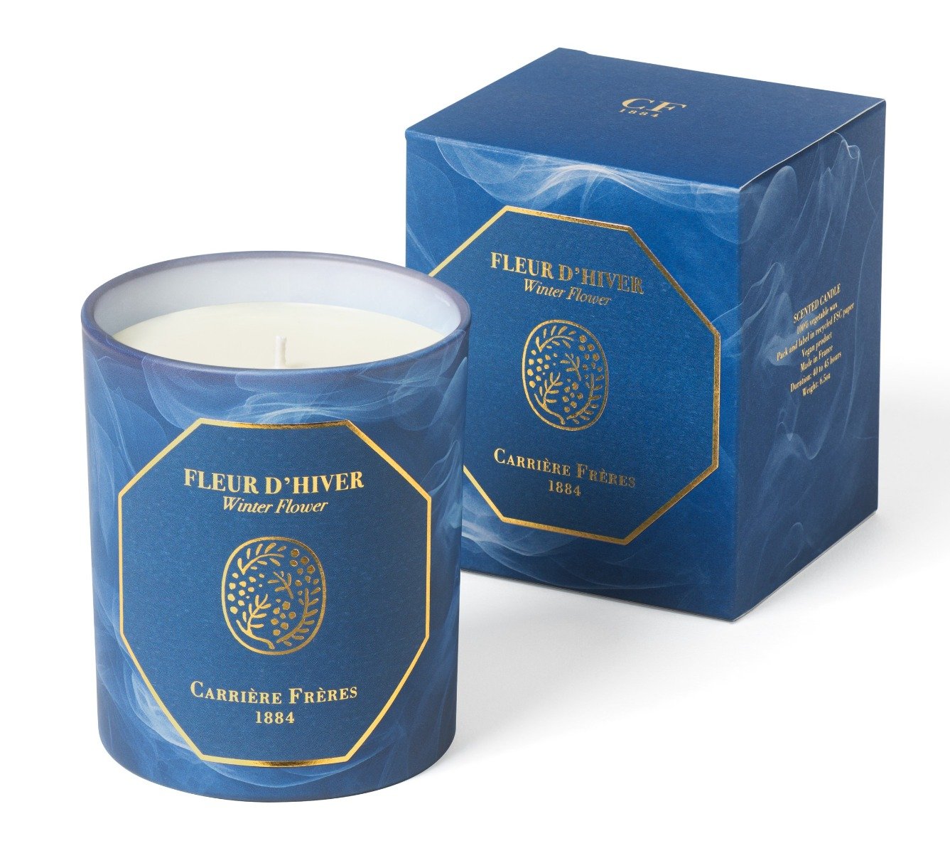 Carriere Freres - Winter Flower Candle