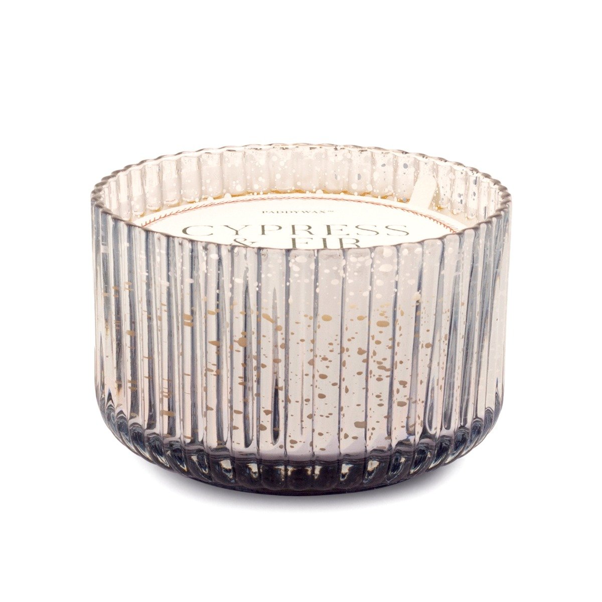 Paddywax - Cypress & Fir Silver Mercury Large Candle