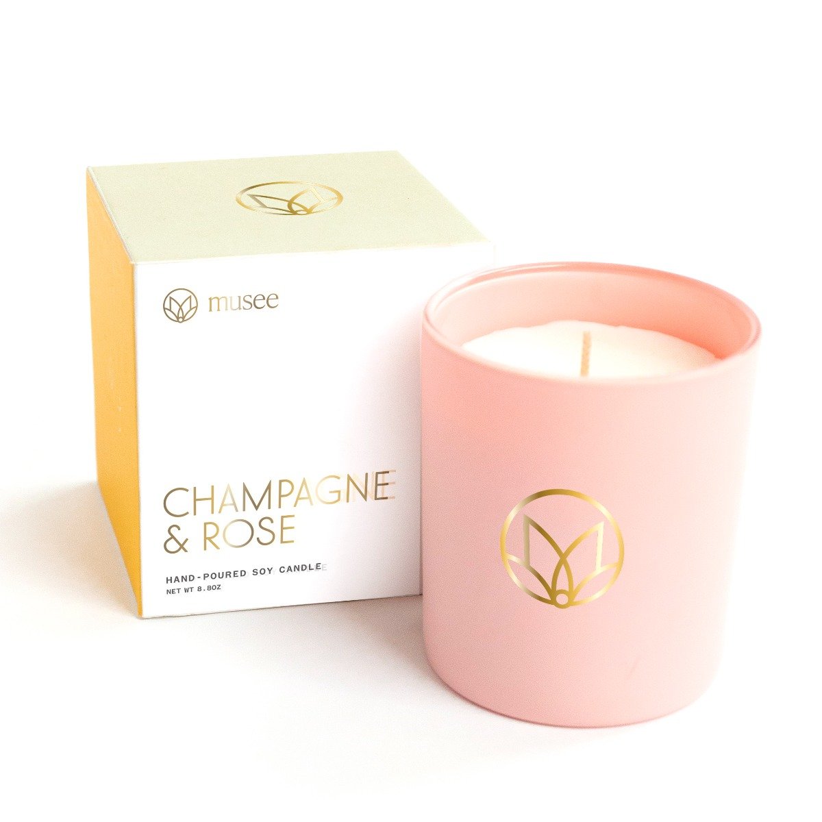 Musee - Champagne & Rose Candle