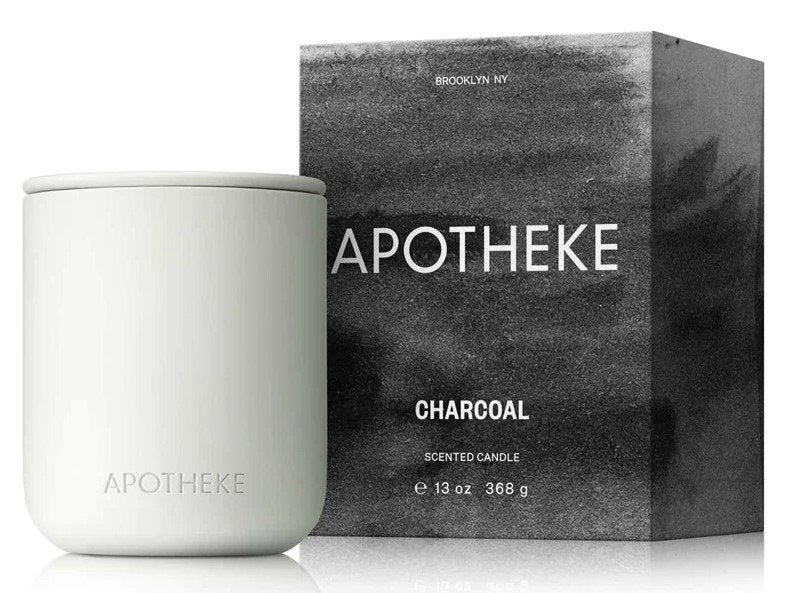 Apotheke - Charcoal 2 Wick Ceramic Candle
