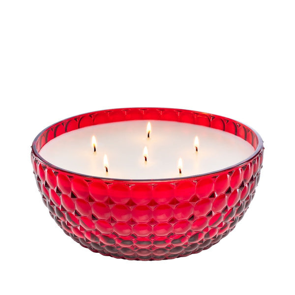 Voluspa - Cherry Gloss 6 Wick Bowl Candle | Candle Delirium