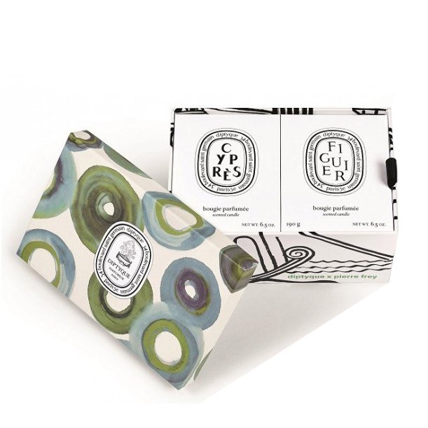 Diptyque - Cyprés &  Figuier Candle Duo Gift Set