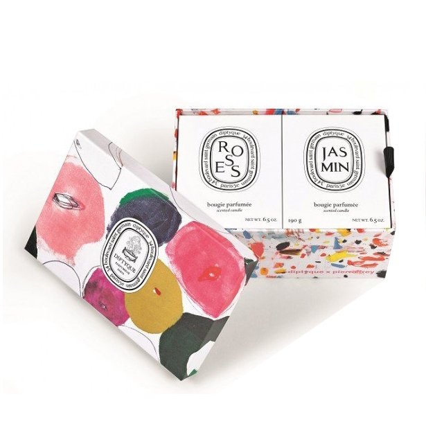 Diptyque - Roses & Jasmin Candle Duo Gift Set