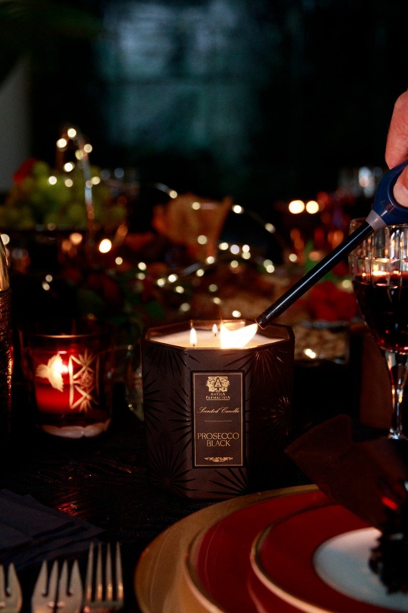 Antica Farmacista - Prosecco Black 3 Wick Candle