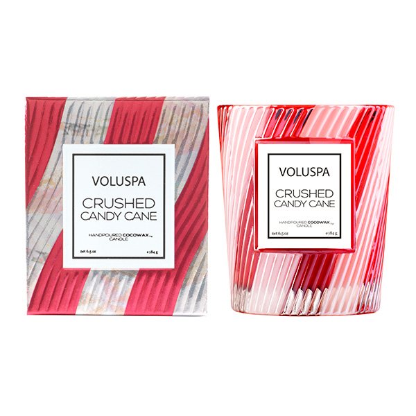 Voluspa - Crushed Candy Cane Classic Candle