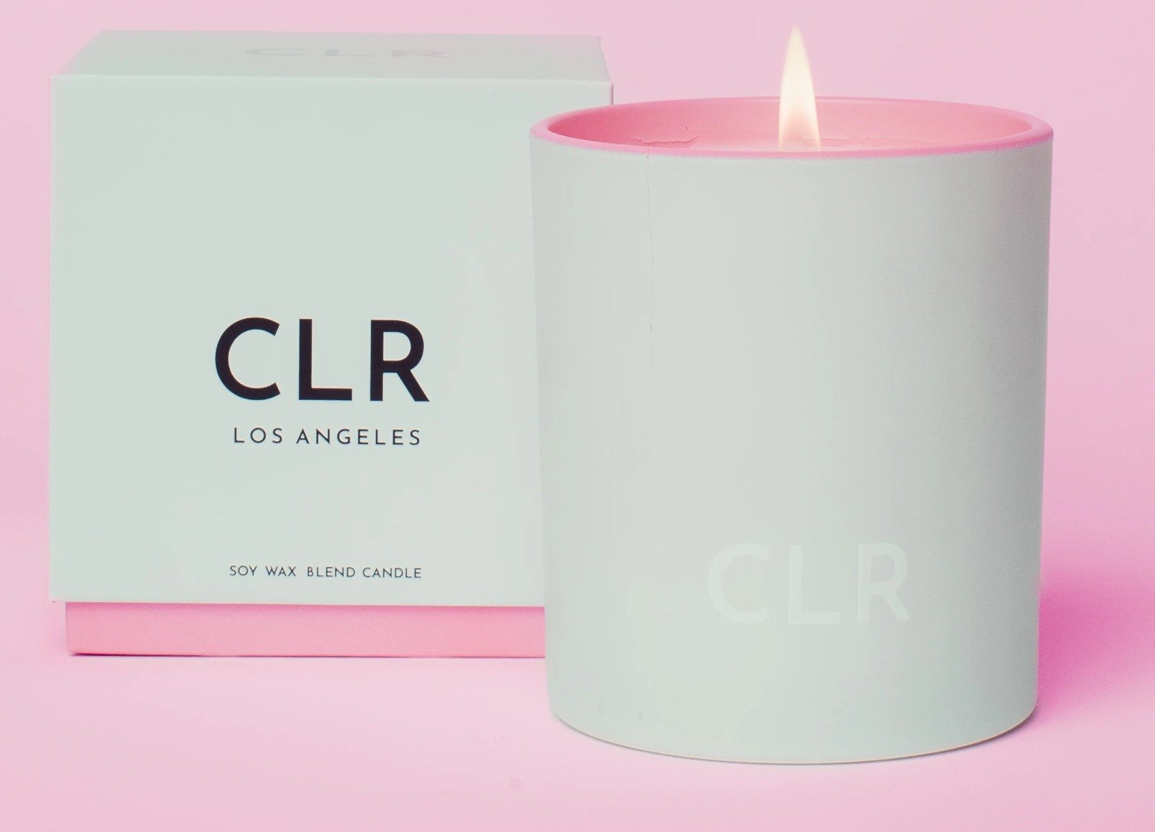 CLR Los Angeles - Light Pink Candle