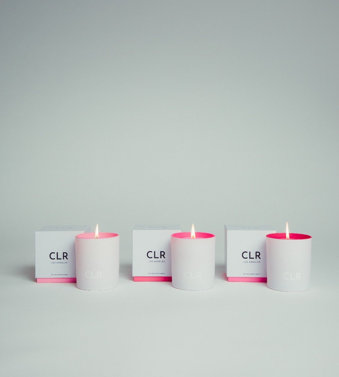 CLR Los Angeles - Light Pink Candle