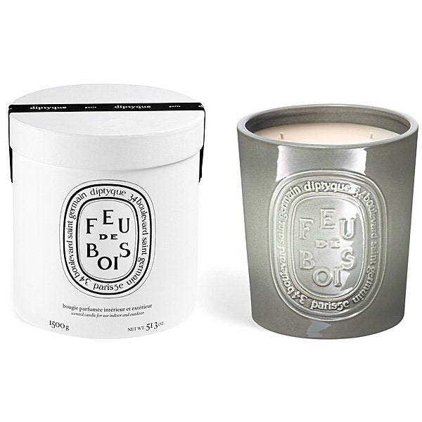Diptyque - Feu de Bois 5 Wick XL Candle 1500g (Wood Fire) | Candle