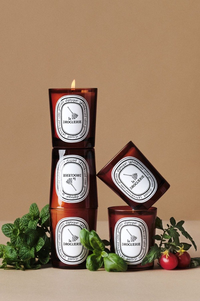 Diptyque - La Droguerie w/ Basil (Odor Removing) Candle