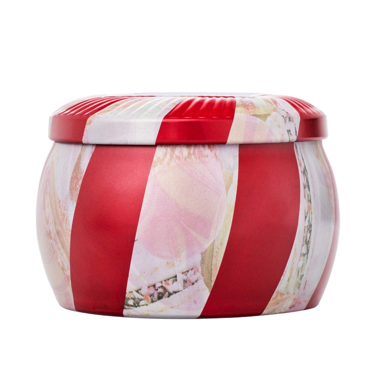 Voluspa - Crushed Candy Cane Travel Tin Candle