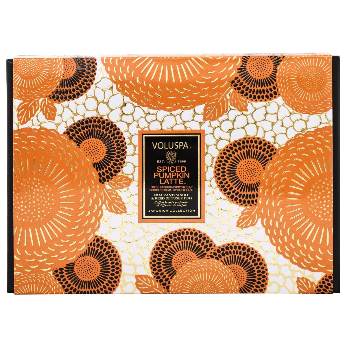Voluspa - Spiced Pumpkin Latte Demi Candle & Diffuser Duo