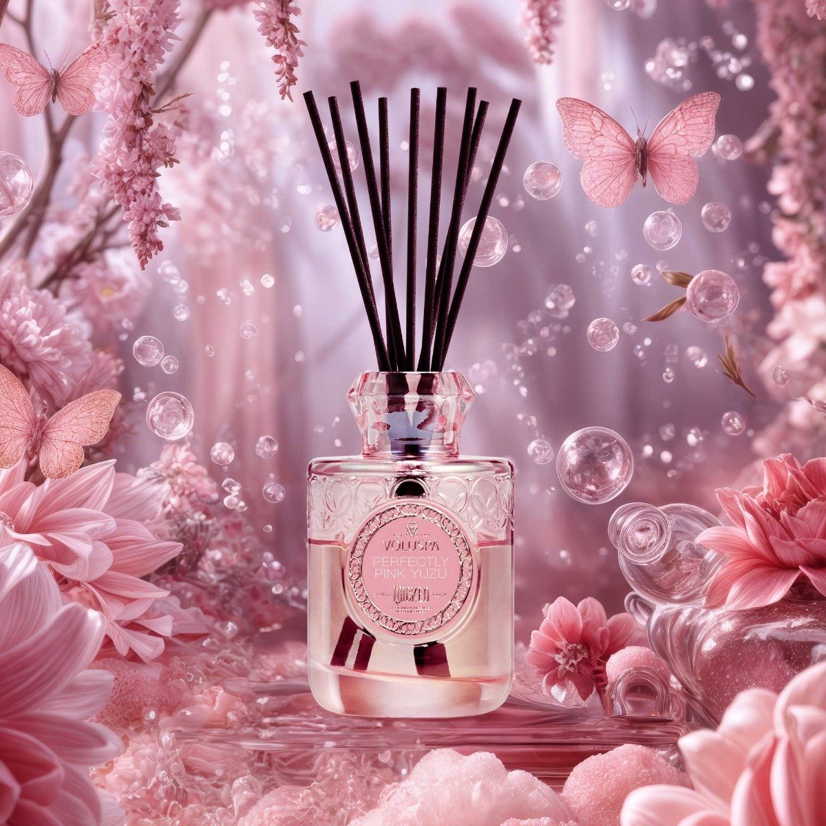 Voluspa - Perfectly Pink Yuzu Diffuser (Wicked Collection
