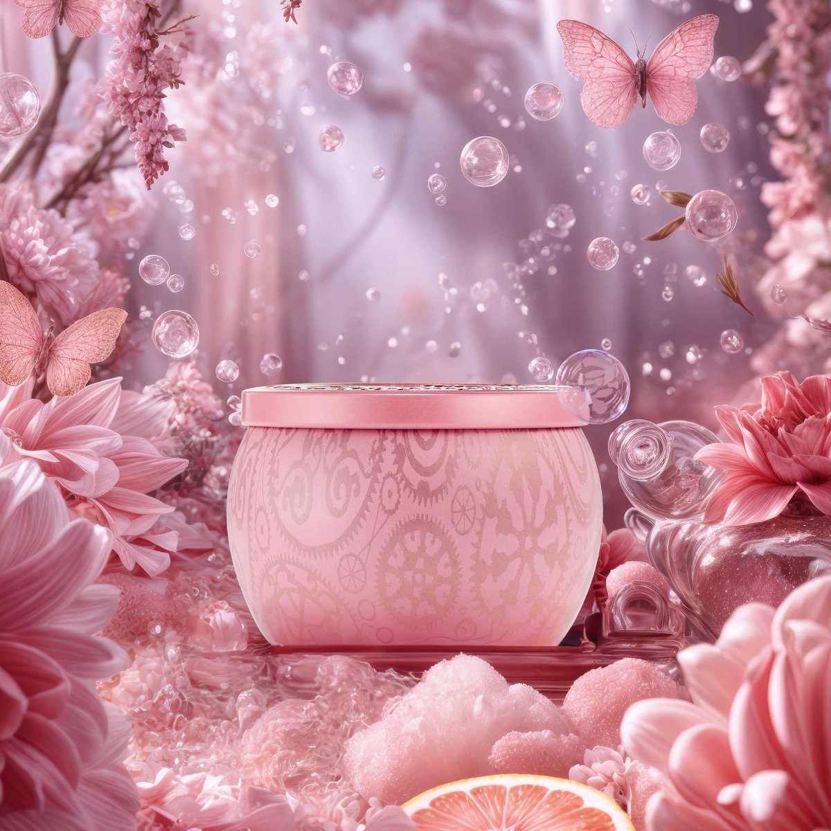 Voluspa - Perfectly Pink Yuzu Mini Tin Candle (Wicked Collection