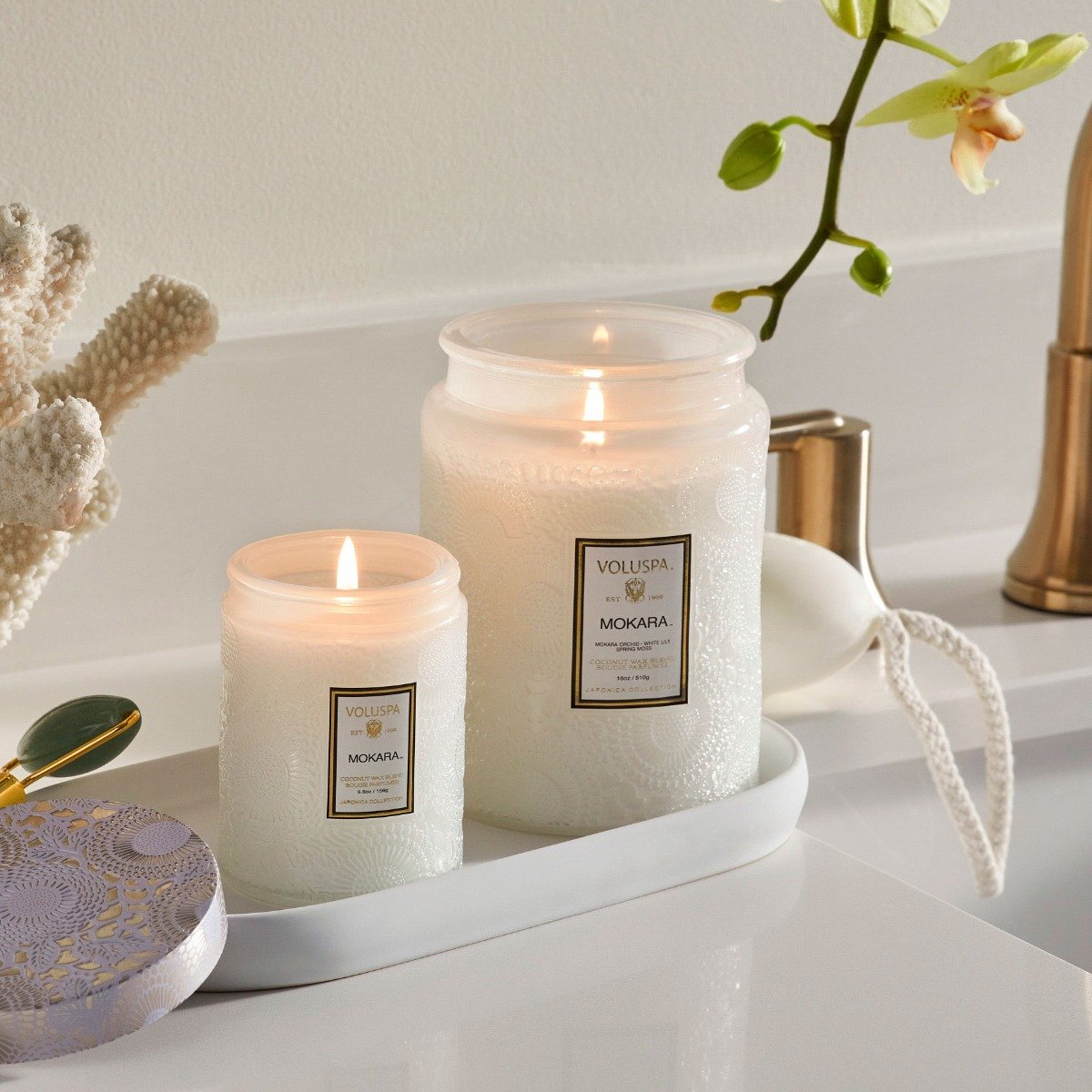 Voluspa - Mokara Large Jar Candle | Candle Delirium | Candle Delirium