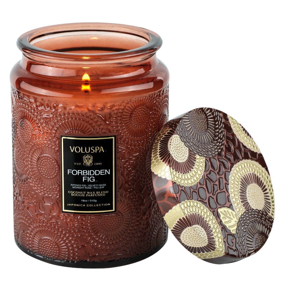 Voluspa - Forbidden Fig Large Jar Candle