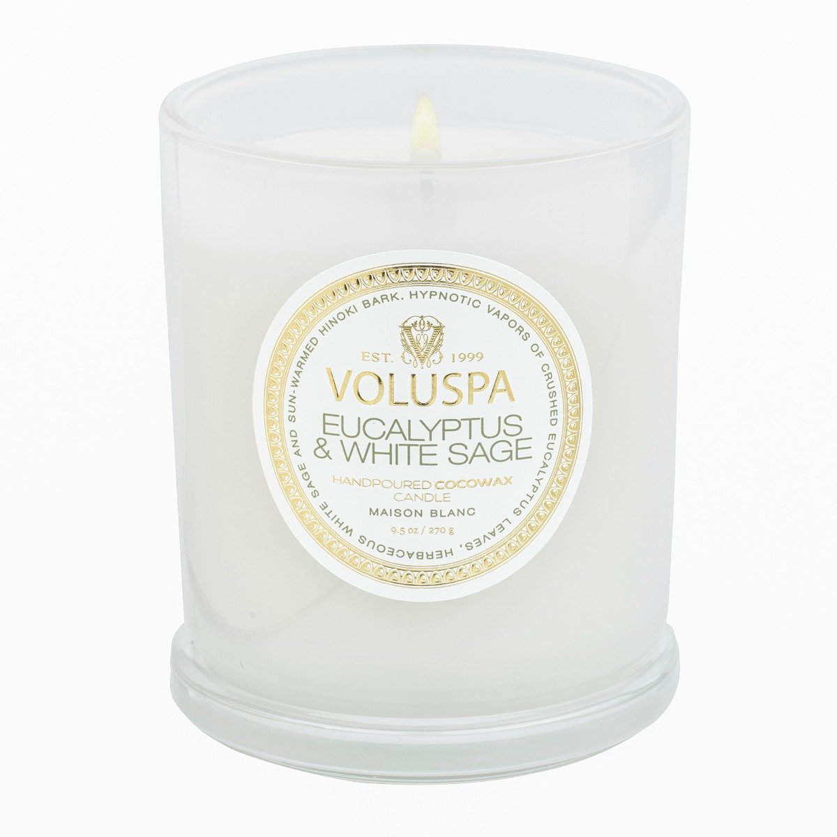 Voluspa - Eucalyptus & White Sage Classic Candle
