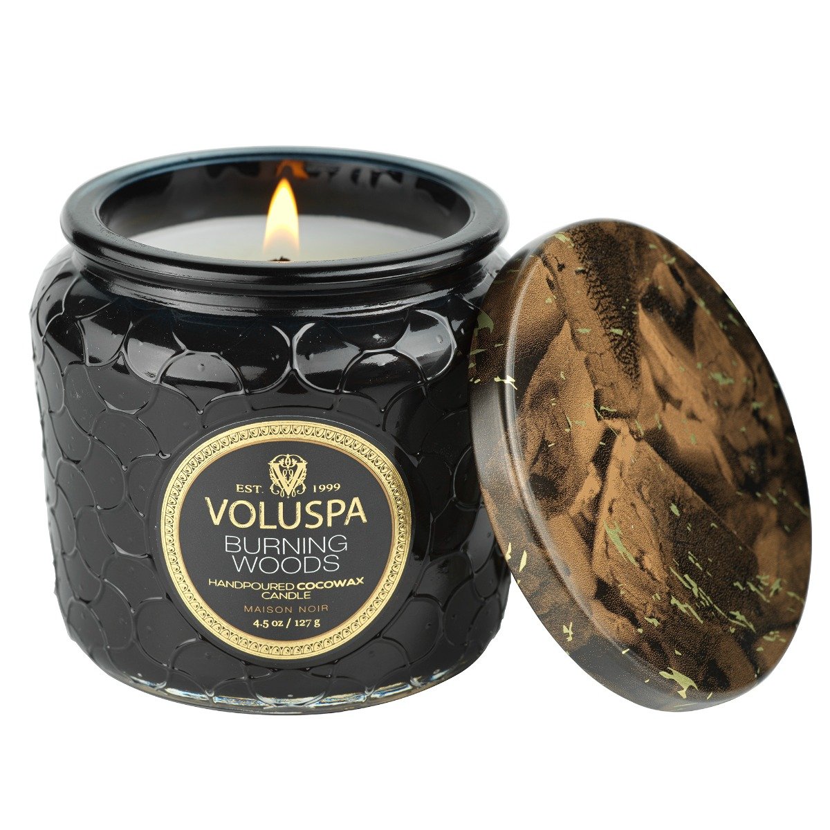Voluspa - Burning Woods Petite Jar Candle