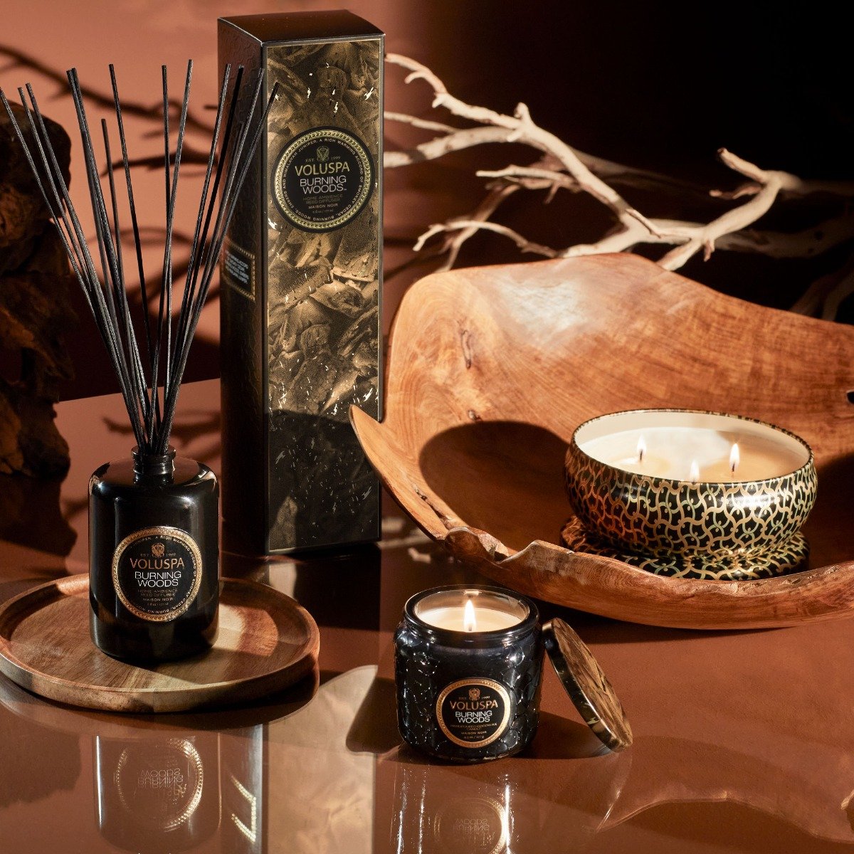 Voluspa - Burning Woods Diffuser