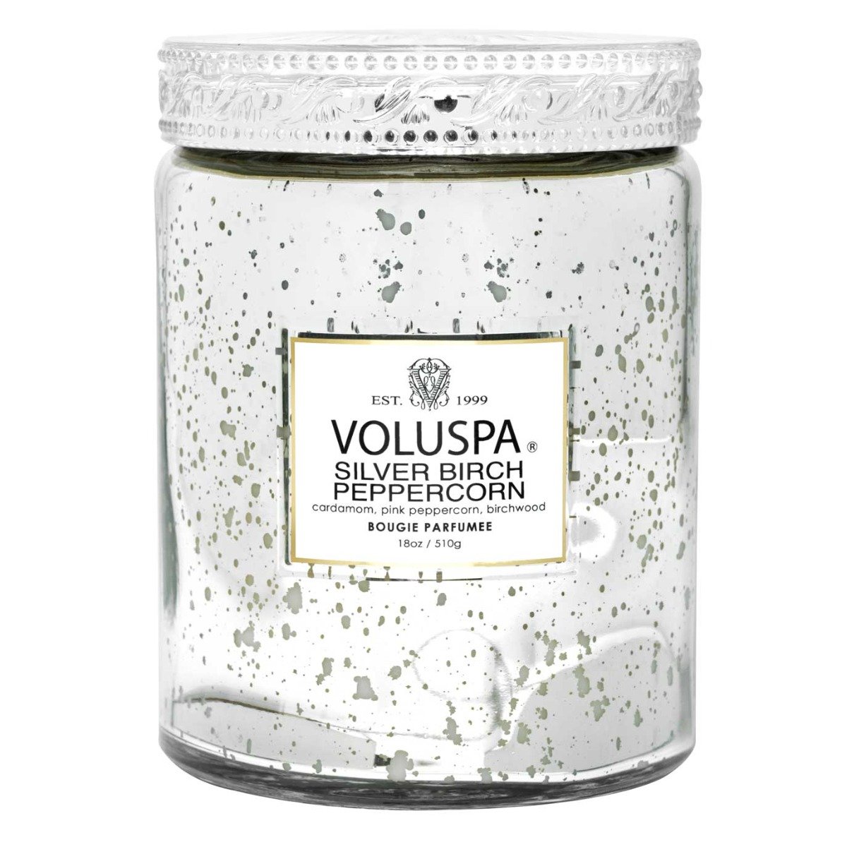 Voluspa - Silver Birch Peppercorn Large Jar Candle