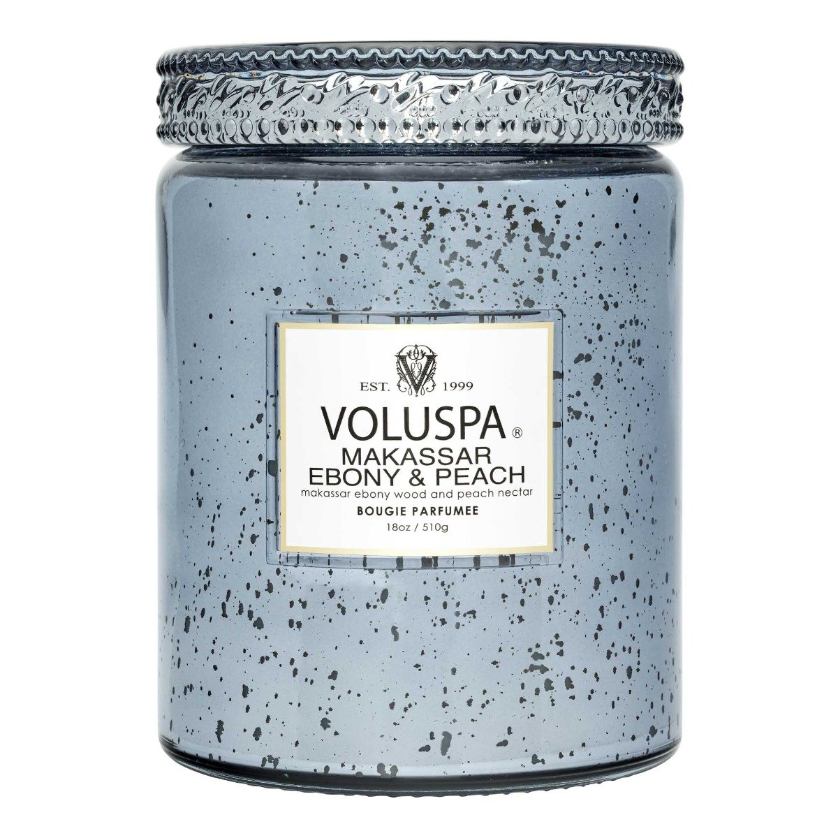 Voluspa - Makassar Ebony & Peach Large Jar Candle