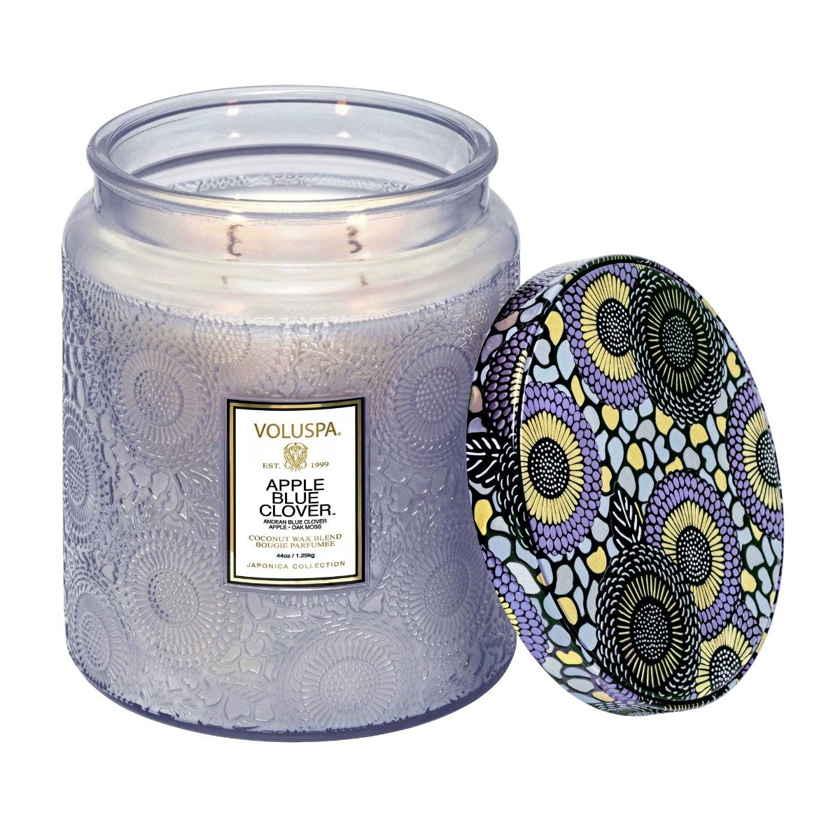 Voluspa - Apple Blue Clover Luxe Candle