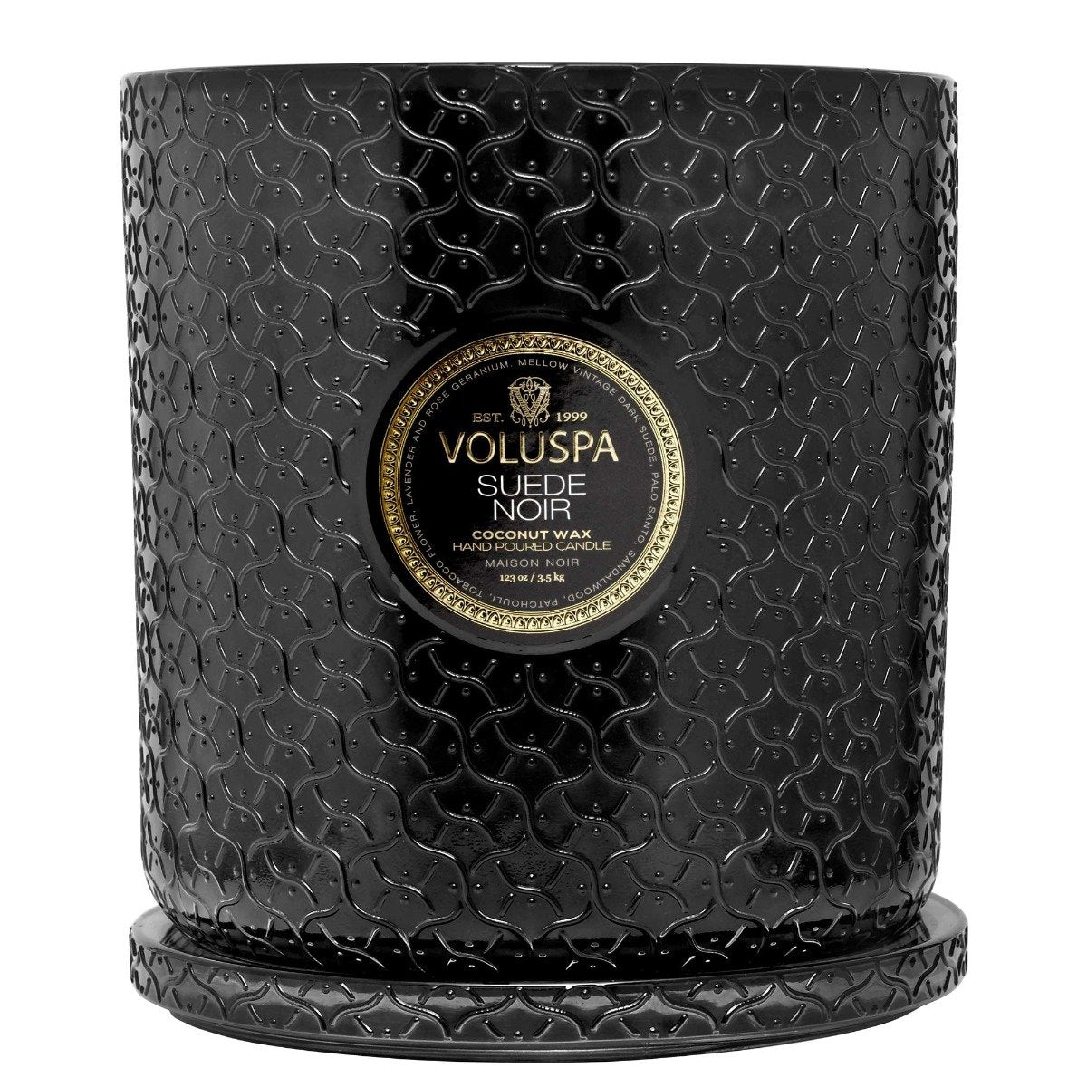 Voluspa - Suede Noir 5 Wick Hearth Candle