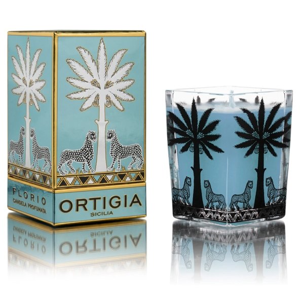 Ortigia Sicilia Florio Large Square Candle