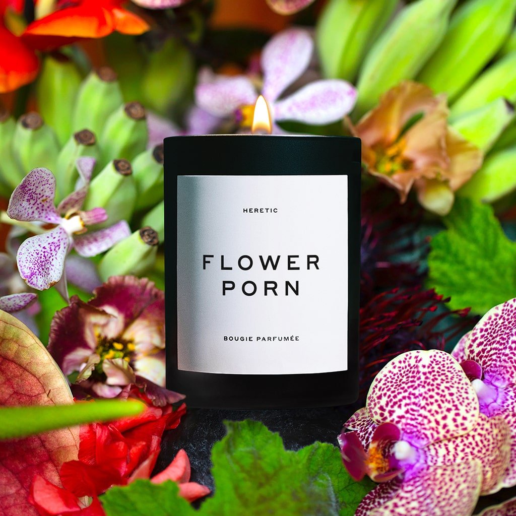 Heretic - Flower Porn Candle | Candle Delirium